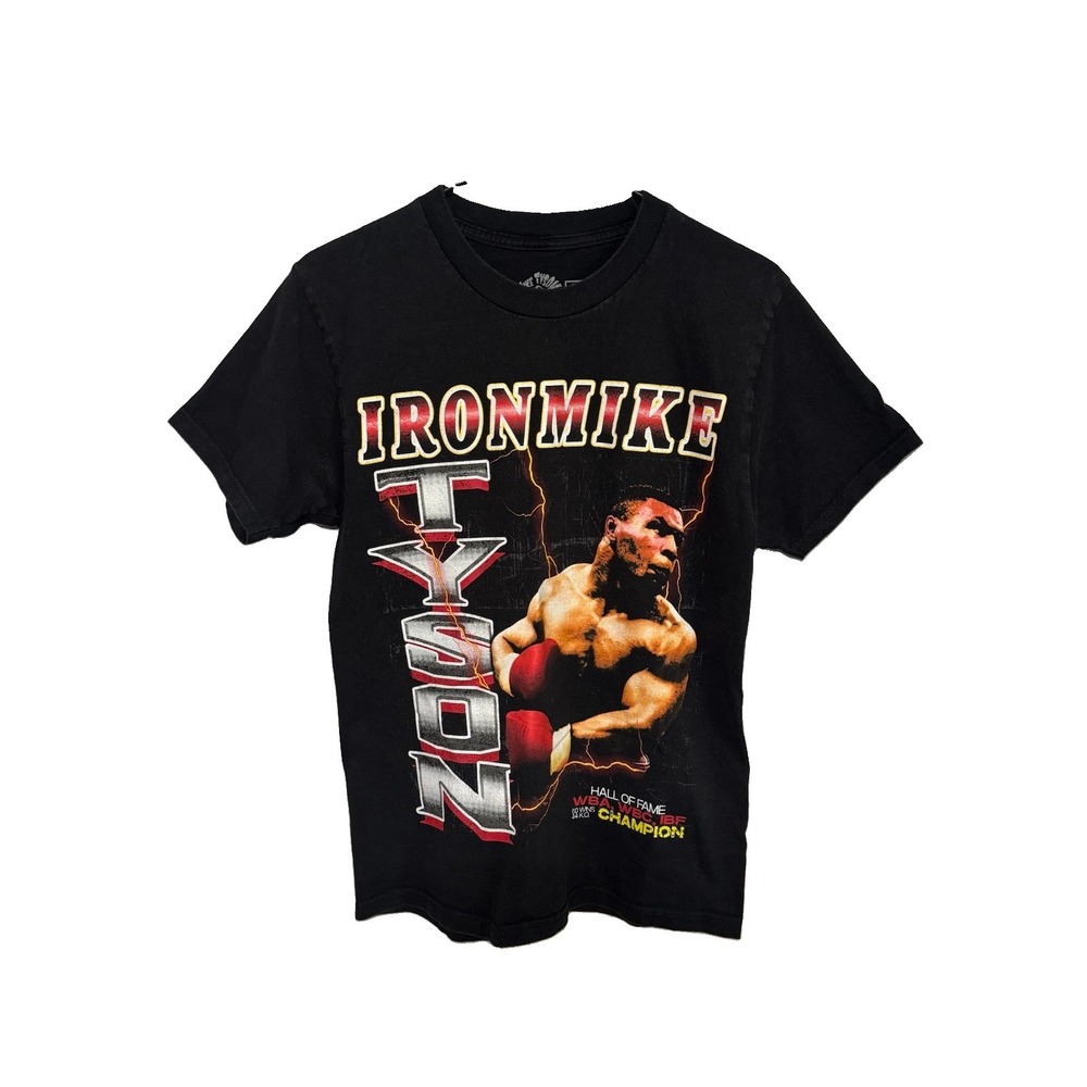 Mike Tyson Iron Mike Collection Graphic T Shirt Mens Size Small Black Boxing